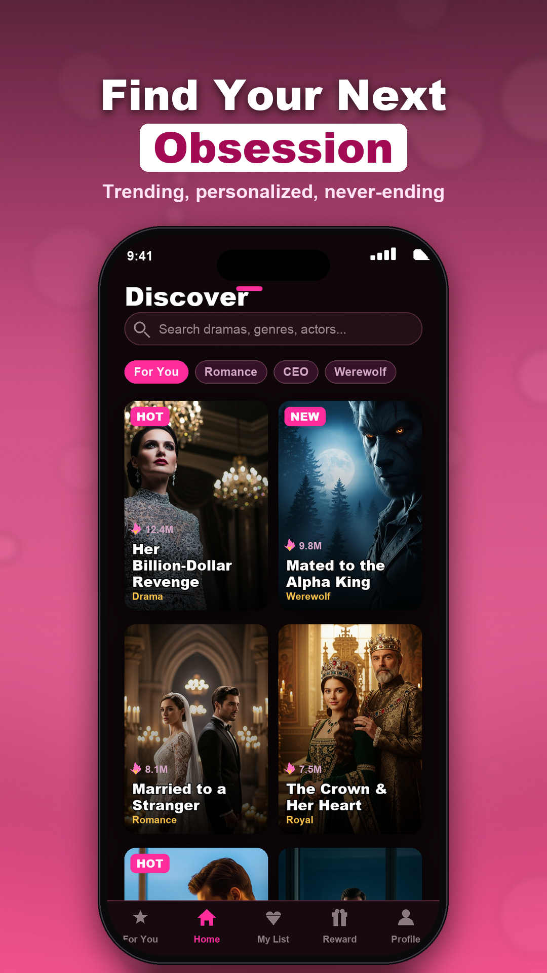 Find your next obsession