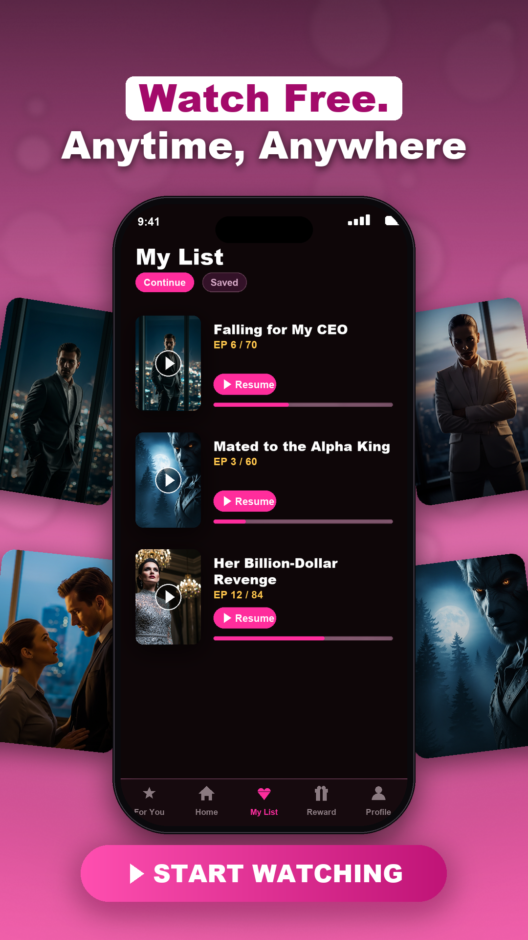 Watch free anytime, anywhere